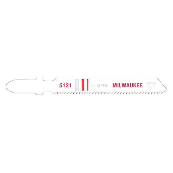 Milwaukee® - 18 TPI 3" Bi-Metal T-Shank Jig Saw Blades (5 Pieces)