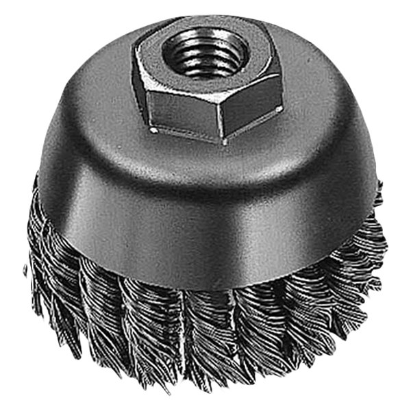 Milwaukee® - 4" Carbon Steel Knotted Cup Brush