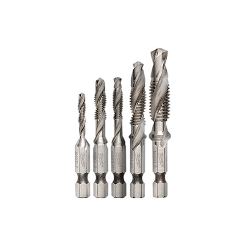 thumbnail image 2 of Milwaukee Shockwave Impact Drill & Tap Bit Set – 5 Piece (48-89-4874) 2 of 6