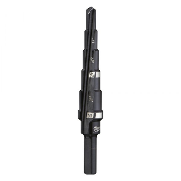 Milwaukee® - Secure-Grip™ #2 Black Oxide Fractional Step Drill Bit