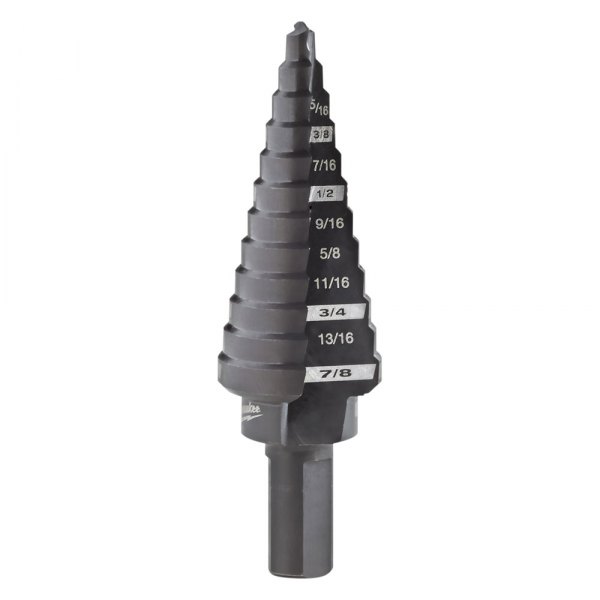 Milwaukee® - Secure-Grip™ #4 Black Oxide Fractional Step Drill Bit