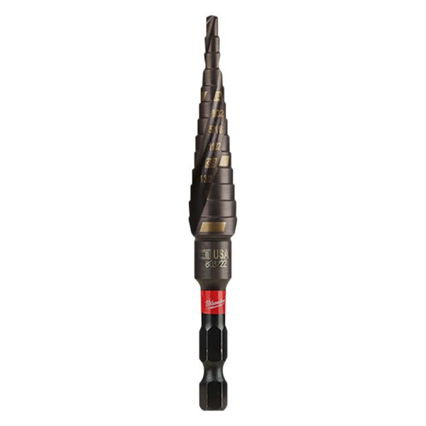 Milwaukee® - SHOCKWAVE™ Impact Duty™ 1/8" to 1/2" Fractional Step Drill Bit