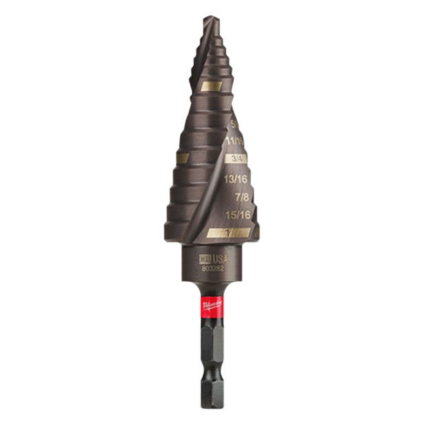 Milwaukee® - SHOCKWAVE™ Impact Duty™ 1/8" to 1" Fractional Step Drill Bit