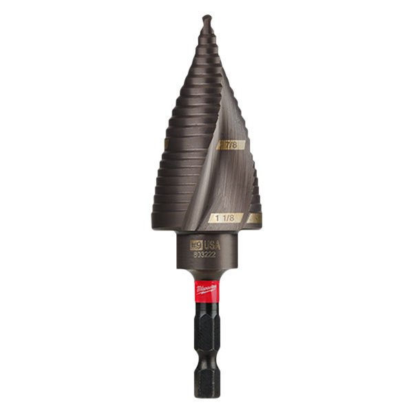Milwaukee® - SHOCKWAVE™ Impact Duty™ 7/8" to 1-1/8" Fractional Step Drill Bit
