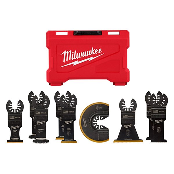 Milwaukee® - OPEN-LOK™ 9-Piece Oscillating Multi-Tool Blade Kit