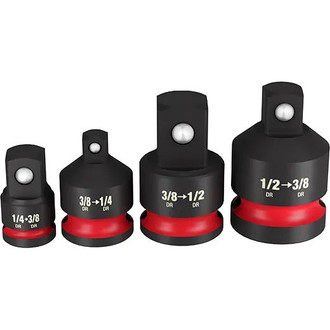 Milwaukee® - SHOCKWAVE Impact Duty™ 1/4"-1/2" Drive Impact Adapter Set