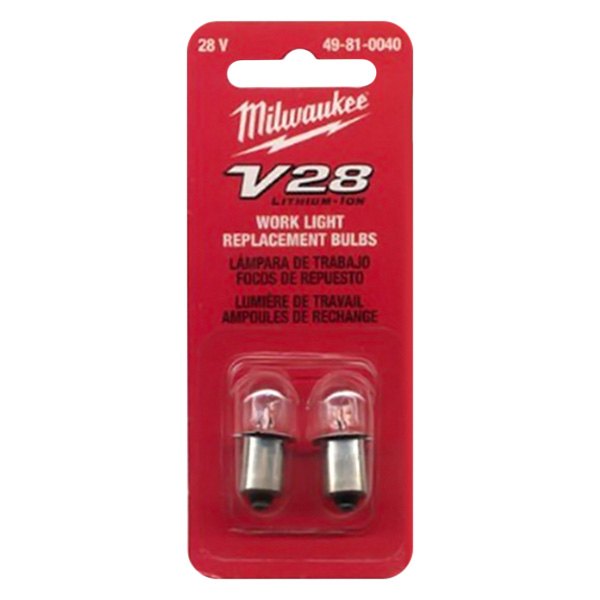 Milwaukee® - V28™ LED Replacement Bulbs for 49-24-0185 Work Light (2 Pieces)