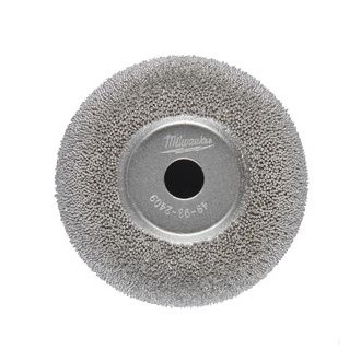 Milwaukee® - 2-1/2" 170 Grit Fine Flared Contour Buffing Wheel for M12 FUEL™ Low Speed Tire Buffer