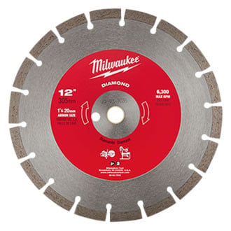 Milwaukee® 49-93-7040 - 14" Segmented Dry and Wet Cut Diamond Saw Blade