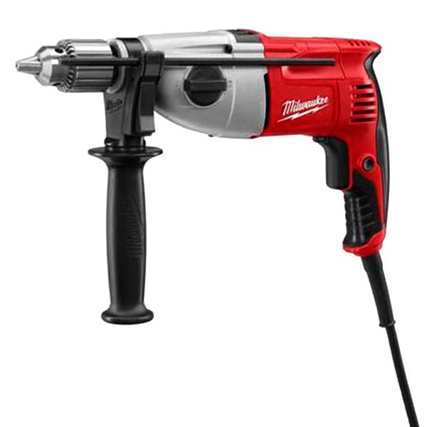 Milwaukee® - Corded 120 V 7.5 A Rear-Handle Hammer Drill with Carrying Case