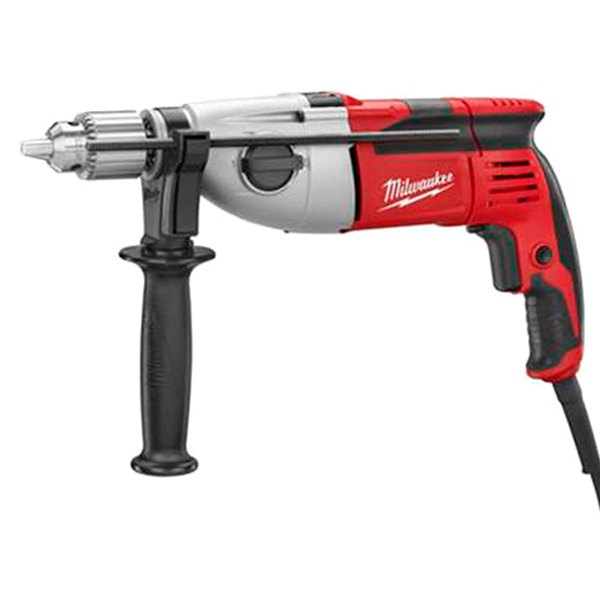 Milwaukee® - Corded 120 V 9.0 A Variable Speed Rear-Handle Hammer Drill with Carrying Case