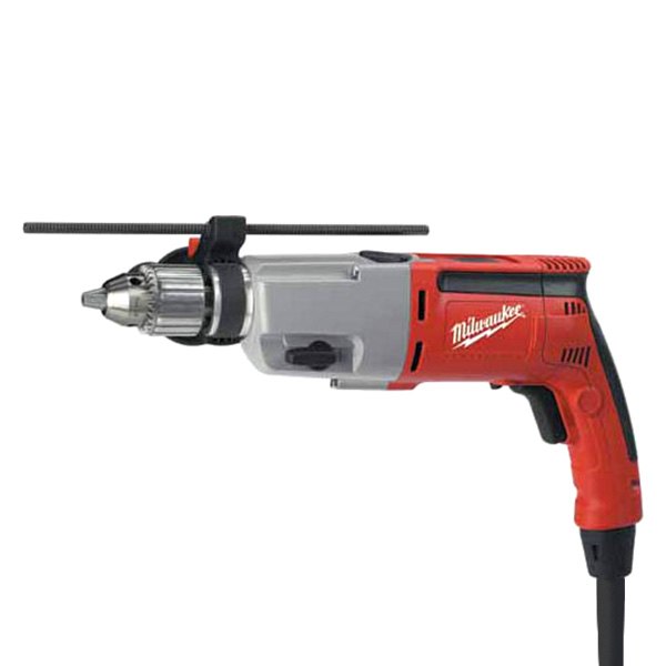 Milwaukee® - Corded 120 V 8.5 A Rear-Handle Hammer Drill with Carrying Case