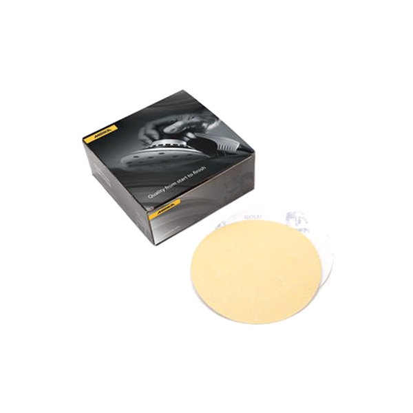 Mirka Abrasives® - 6" 150 Grit Aluminum Oxide Non-Vacuum Hook-and-Loop Disc (50 Pieces)