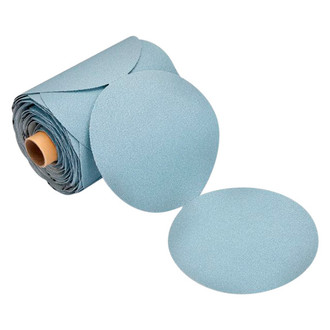 Mirka Abrasives® - BaseCut™ 5" 80 Grit Aluminum Oxide Non-Vacuum PSA Disc Roll (50 Pieces)