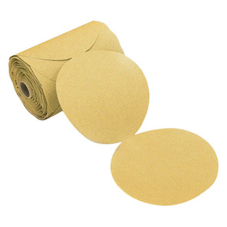 Mirka Abrasives® - 5" 220 Grit Aluminum Oxide Non-Vacuum PSA Disc Roll (100 Pieces)