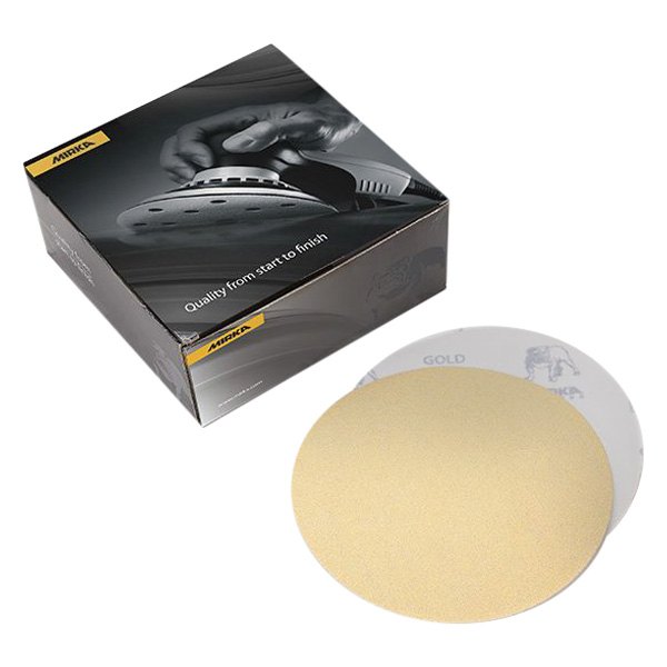 Mirka Abrasives® - 5" 80 Grit Aluminum Oxide Non-Vacuum PSA Disc (100 Pieces)
