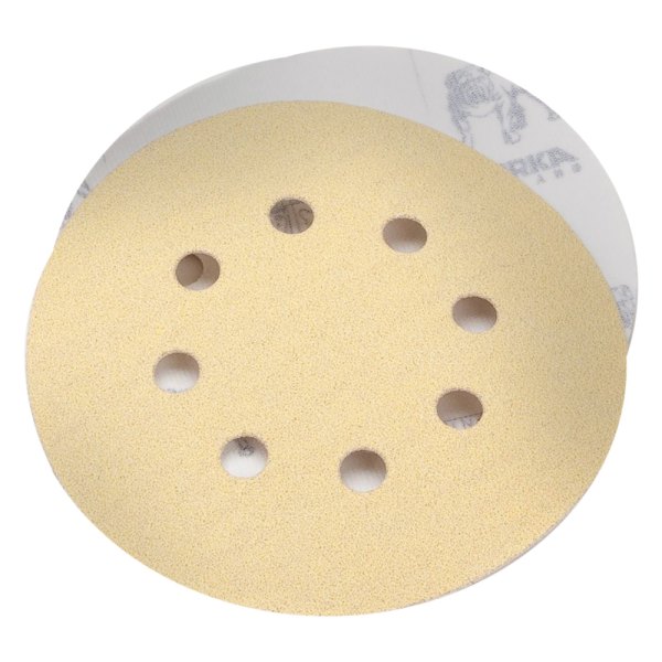 Mirka Abrasives® - 5" 80 Grit Aluminum Oxide 8-Hole Hook-and-Loop Disc (50 Pieces)