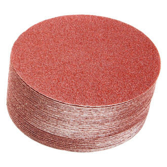 Mirka Abrasives® - 6" 36 Grit Aluminum Oxide Non-Vacuum Coarse Cut PSA Disc (50 Pieces)