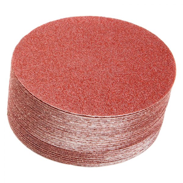 Mirka Abrasives® - 6" 40 Grit Aluminum Oxide Non-Vacuum Coarse Cut PSA Disc (50 Pieces)
