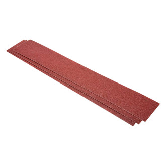 Mirka Abrasives® - 16.5" x 2.75" 80 Grit Aluminum Oxide PSA File Sanding Sheets (50 Pieces)