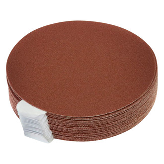 Mirka Abrasives® - Hiolit™ 5" 80 Grit Aluminum Oxide Non-Vacuum PSA Disc (50 Pieces)