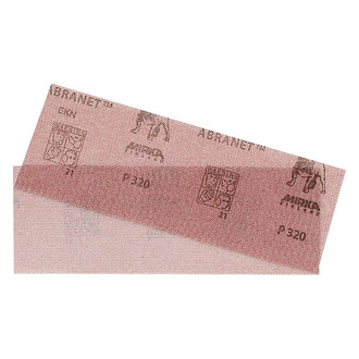 Mirka Abrasives® - Abranet™ 8" x 2.75" 80 Grit Dust-Free Hook-and-Loop Mesh Sheets (50 Pieces)