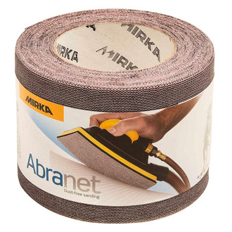 Mirka Abrasives® - Abranet™ 30' x 2.75" 120 Grit Aluminum Oxide Mesh Grip Sanding Roll