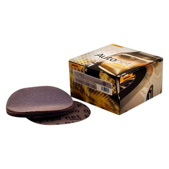 Mirka Abrasives® - Autonet™ 6" 320 Grit Aluminum Oxide Non-Vacuum Mesh Hook-and-Loop Disc (50 Pieces)