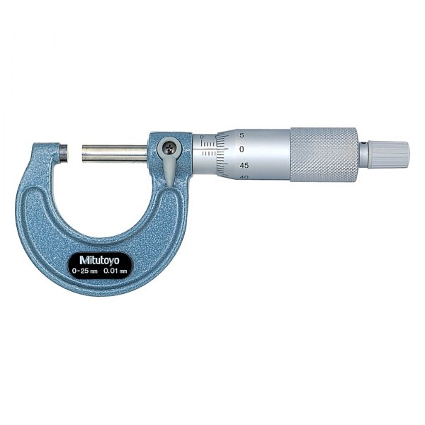Mitutoyo® - 103 Series™ 0 to 25 mm Metric Mechanical Outside Micrometer