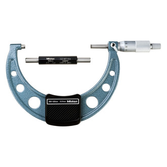 Mitutoyo® - 103 Series™ 100 to 125 mm Metric Mechanical Outside Micrometer