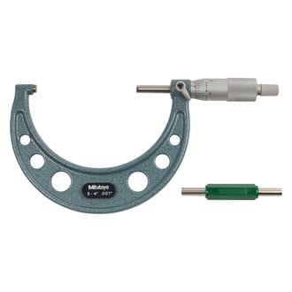 Mitutoyo® - 103 Series™ 3 to 4" SAE Mechanical Outside Micrometer