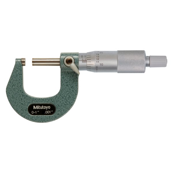 Mitutoyo® - 103 Series™ 0 to 1" SAE Mechanical Outside Economy Micrometer