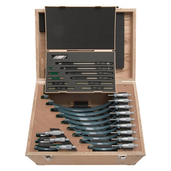 Mitutoyo® - 103 Series™ 0 to 12" SAE Mechanical Outside Micrometer Set