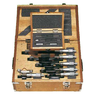 Mitutoyo® - 103 Series™ 0 to 150 mm Metric Mechanical Outside Micrometer Set