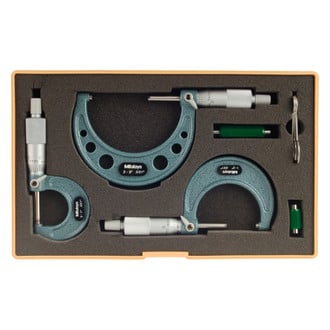 Mitutoyo® - 103 Series™ SAE Mechanical Outside Micrometer Set
