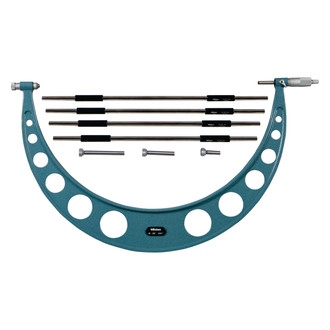 Mitutoyo® - 104 Series™ 16 to 20" SAE Mechanical Outside Micrometer with Interchangeable Anvils