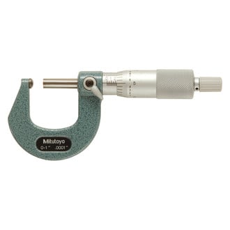 Mitutoyo® - 115 Series™ SAE Mechanical Spherical Face Outside Micrometer