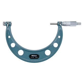 Mitutoyo® - 126 Series™ 5 to 6" SAE Mechanical Interchangeable Anvil-Spindle Tip Type Screw Thread Outside Micrometer