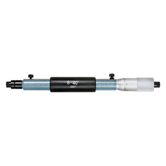 Mitutoyo® - 141 Series™ 8 to 40" SAE Mechanical Interchangeable-Rod Type Inside Micrometer