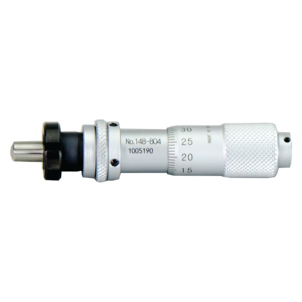 Mitutoyo® - 148 Series™ 0 to 13 mm Metric Mechanical Common Type in Small Size Micrometer Head