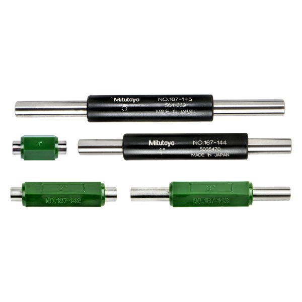 Mitutoyo® - 167 Series™ 5-piece SAE Mechanical Outside Micrometer Set