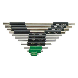 Mitutoyo® - 167 Series™ 11-piece SAE Mechanical Outside Micrometer Set