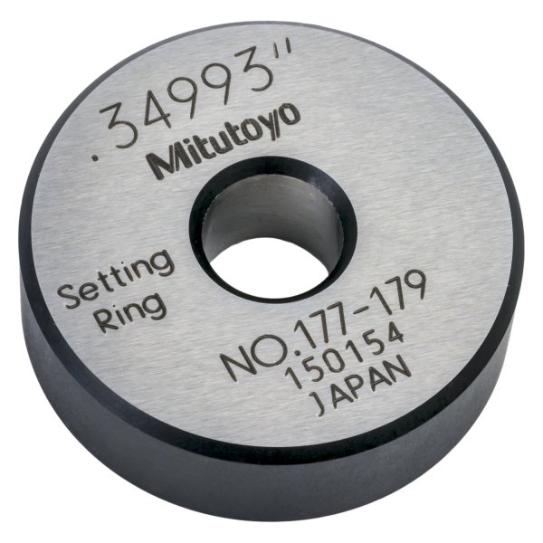 Mitutoyo® - 177 Series™ 0.35" Steel Digital Absolute Snap Bore Gauge Setting Ring