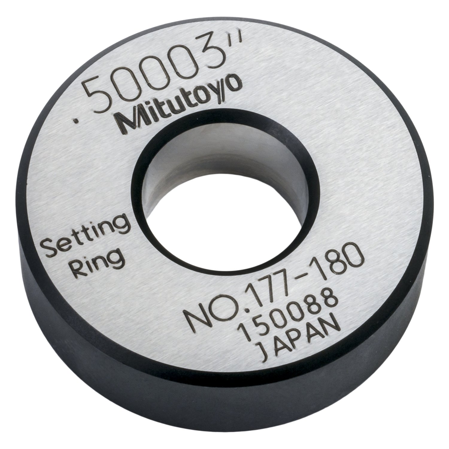 0.39 Width +/-0.00004 Accuracy 0.80 Size 1.77 Outside Diameter Mitutoyo 177-287 Setting Ring 