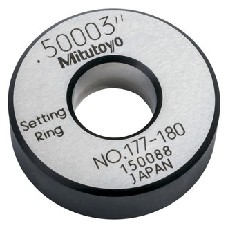Mitutoyo® - 177 Series™ 0.5" Steel Digital Absolute Snap Bore Gauge Setting Ring