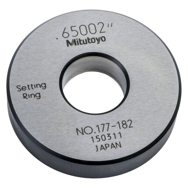 Mitutoyo® - 177 Series™ 0.65" Steel Digital Absolute Snap Bore Gauge Setting Ring