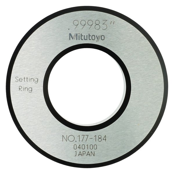Mitutoyo® - 177 Series™ 1" Steel Digital Absolute Snap Bore Gauge Setting Ring