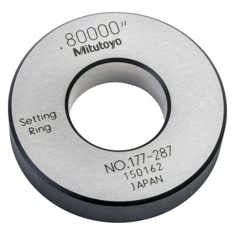 Mitutoyo® - 177 Series™ 0.8" Steel Digital Absolute Snap Bore Gauge Setting Ring