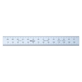 Mitutoyo® - Series 182™ Metric Stainless Steel Wide Rigid Ruler