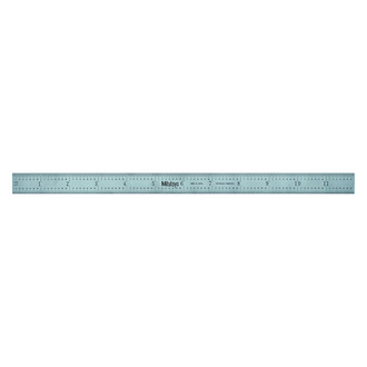Mitutoyo® - Series 182™ 12" (300 mm) SAE/Metric Stainless Steel Wide Rigid Ruler